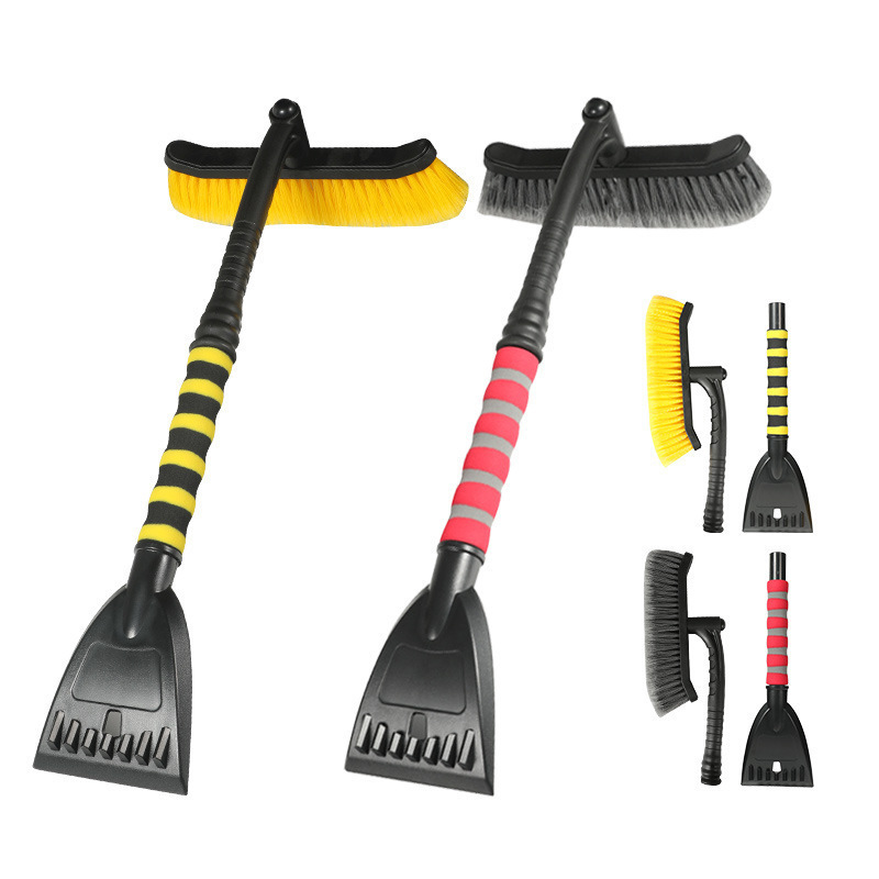 Multi-functional Car Snow Shovel with Brush Detachable Windshield Snow Brush with Ice Scraper