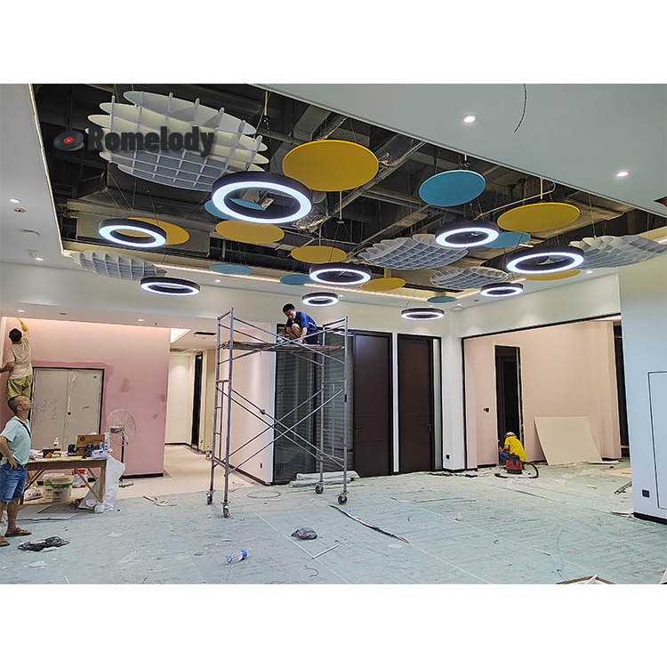 Factory Sell Recycled Materials Felt Acoustic Panel Sound-absorbing Decoration Ceiling