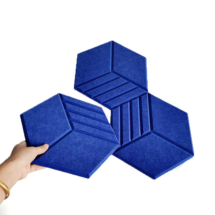 Hexagonal Sound Insulation Brick Three-dimensional Acoustic Panel Sound Absorption Board Felt Board