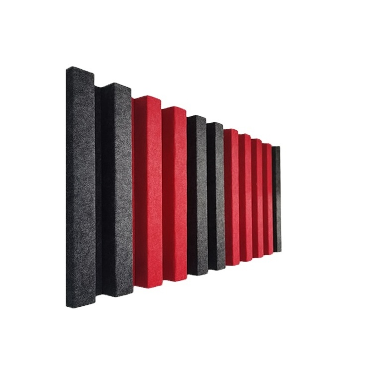 Customized High Quality Office Home Theater 3D Polyester Fabric Great Wall Board Acoustic Sound Absorbing Panel