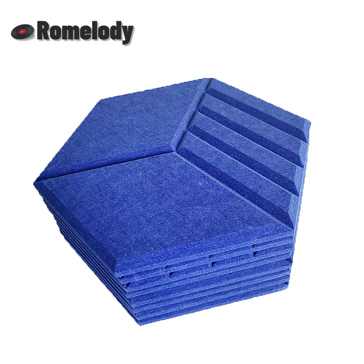 Hexagonal Sound Insulation Brick Three-dimensional Acoustic Panel Sound Absorption Board Felt Board