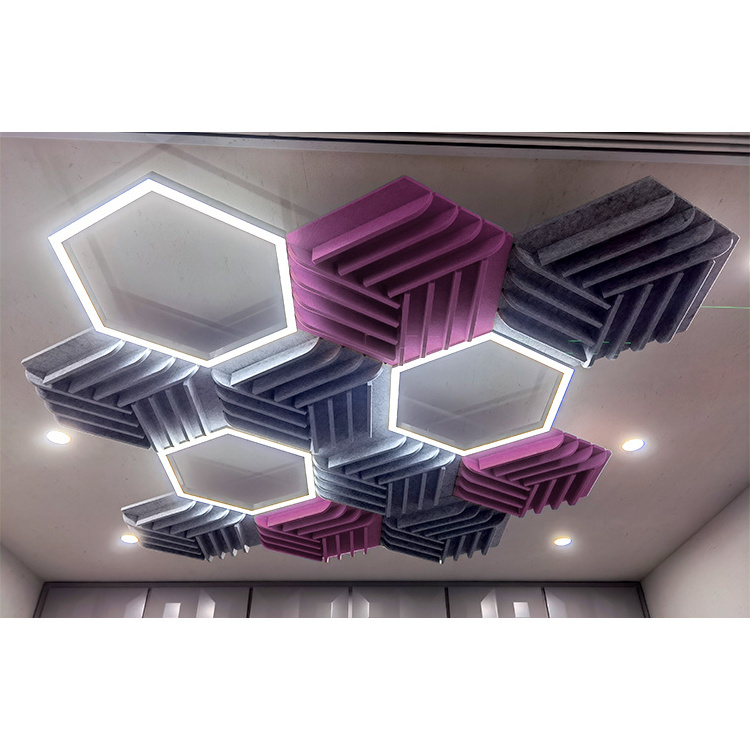 Good Quality Low Price Good Quality Hexagonal Shape Ceiling Soundproof Ceiling