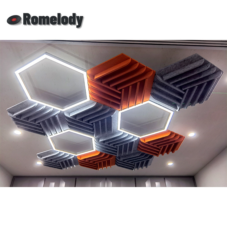 Good Quality Low Price Good Quality Hexagonal Shape Ceiling Soundproof Ceiling