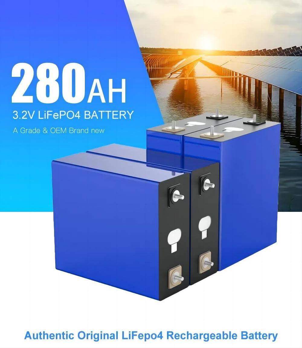 Wholesale Grade A double hole Lifepo4 Lithium Ion Batteries Solar Energy System 3.2v 100ah 230ah 280ah 300ah Lifepo4 batteries