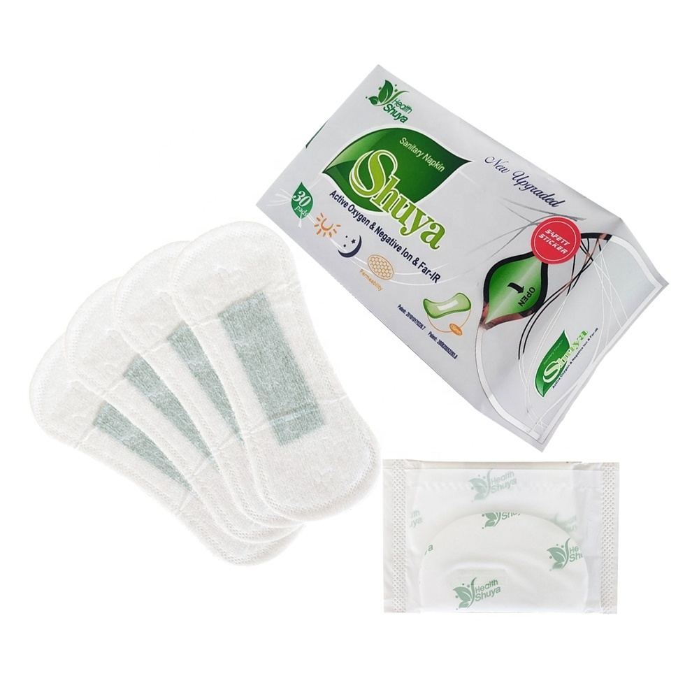 Wingless Feminine Hygiene Products Wholesale Anion Panty Liner Disposable Daily Sanitary Pad