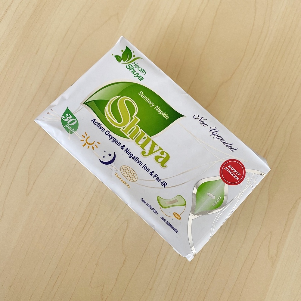 Wingless Feminine Hygiene Products Wholesale Anion Panty Liner Disposable Daily Sanitary Pad