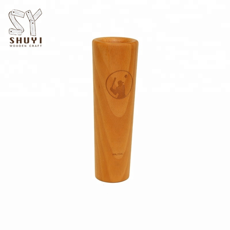 Baseball Bat Mug Wood Beer Mug Handmade Wood Beer Can Glass Creative Top Seller Pure Customized Packaging Cartoon 12 Oz CN;GUA