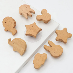 Wood Furniture Cabinets Drawers Knobs Children's Room Animal Handles Knobs