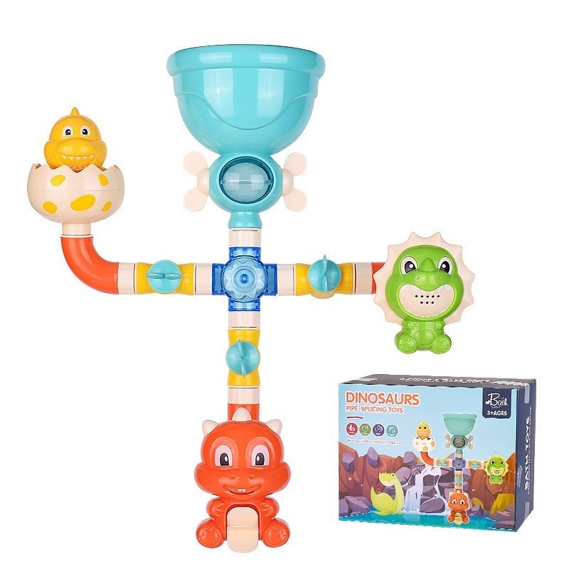 Baby Bath Toys Bathtub DIY Pipes Tubes Bath Time Water Game Spray Swimming Bathroom Toys for Toddlers Kids Gifts Birthday Gift