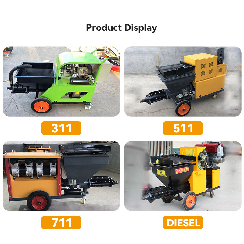 Concrete Mixer Pump Concrete Pump Cement Mortar Spray Pump Machine Mortar Spray Machine