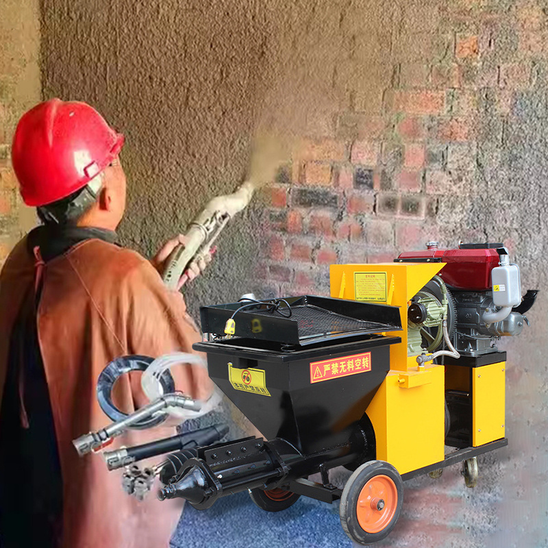 Hot sale concrete Mortar spray/spraying plastering machine/shotcrete machine for sale