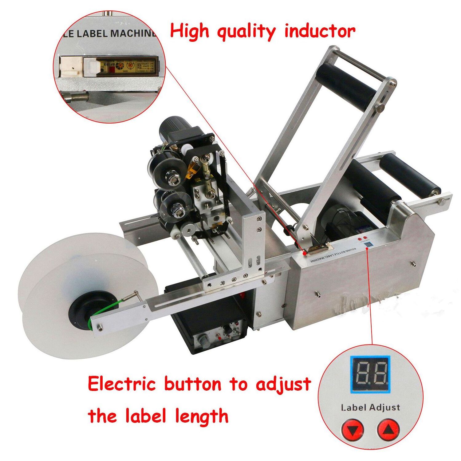 LT-50D Automatic Round Bottle Labeling Machine With Date Code Printer ...