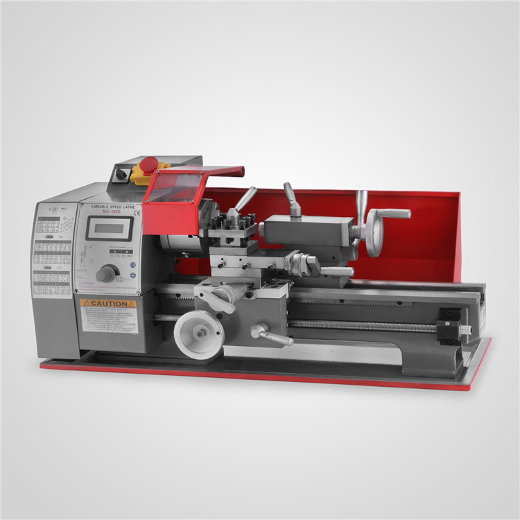 180 mini metal lathe machine Equipped withall-metal gears small/micro desktop benchtop lathe