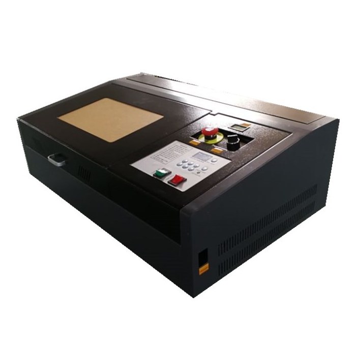 Rubber stamp making laser engraving machine 40w