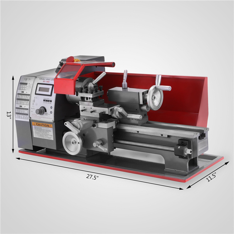 180 mini metal lathe machine Equipped withall-metal gears small/micro desktop benchtop lathe