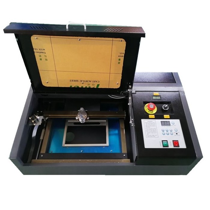 Rubber stamp making laser engraving machine 40w