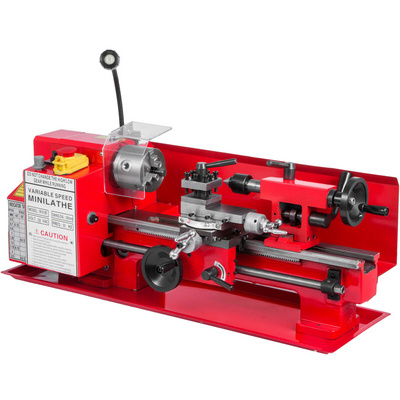 Small Mini Metal manual bench CNC torno Manual turning Lathe machine with CE cnc wheel lathe