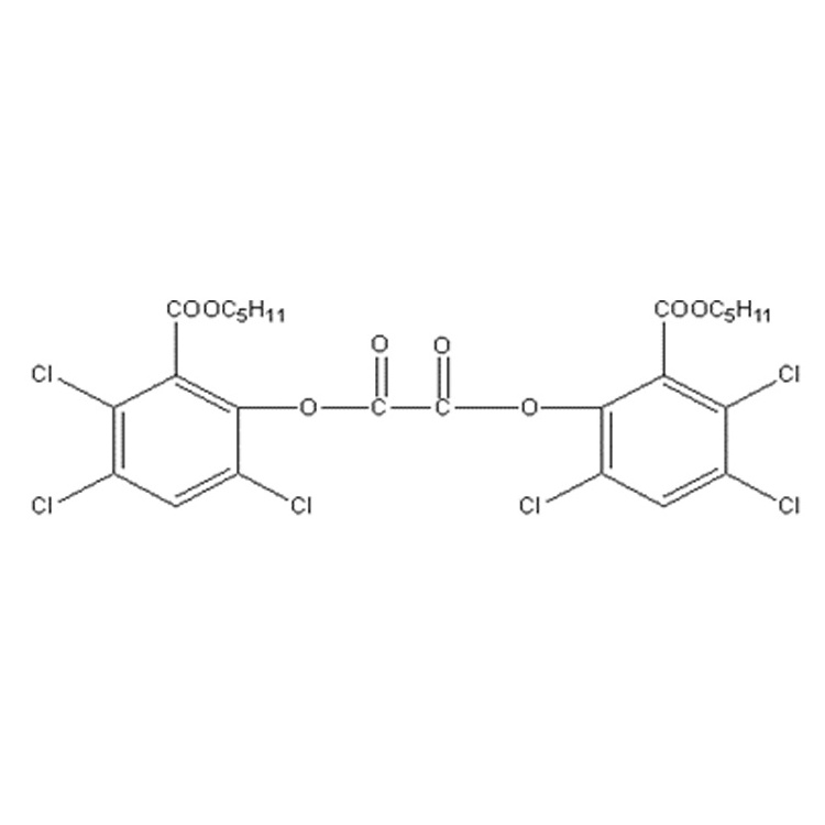 White Crystalline Powder C26H24Cl6O8 bis(2,4,5-trichloro-6-carbopentoxyphenyl) oxalate (CPPO) 30431-54-0