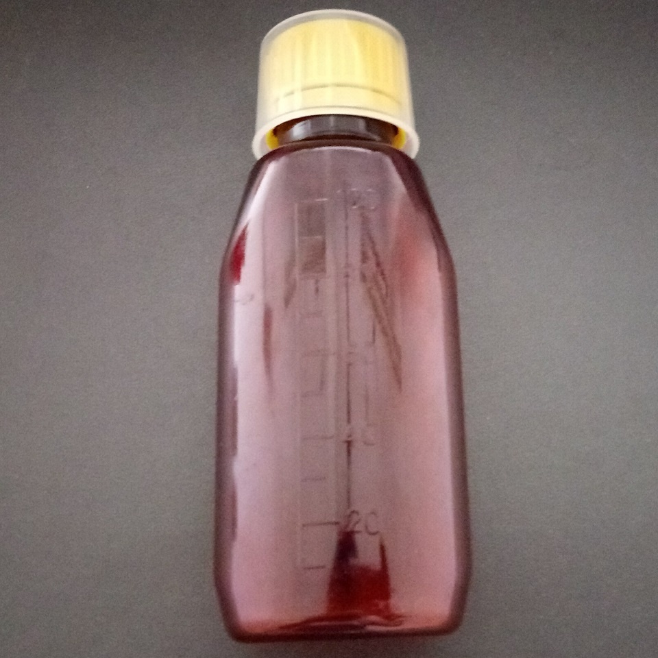 60ml 100ml 150ml 180ml 200ml oral liquid syrup amber PET plastic bottle with measuring cup