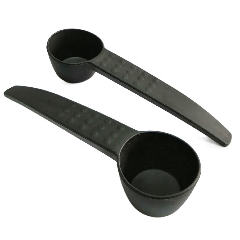 15ml black plastic spoon measuring scoop