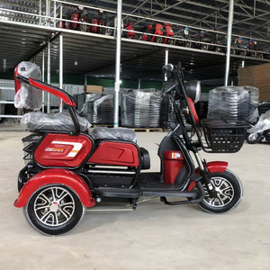 Best Price Adult Trike China New Model 600W 3 Wheels Electric Passenger Tricycles Three Wheel For Adult