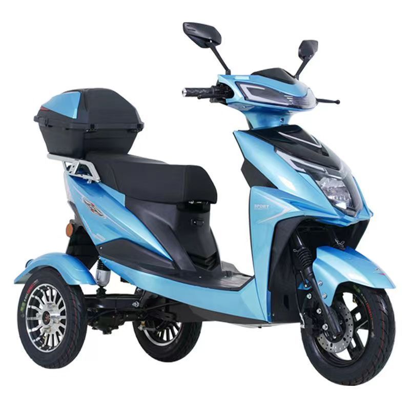 three wheel  Motorcycles   Electric Scooter Carrying Goods With Delivery Boxes