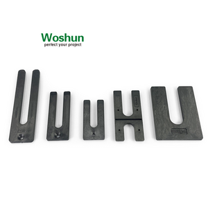 Woshun Plastic Window & Glazing Packers Plastic Sheets Colorful U Type Plastic Window Packers Flooring & Framing Shims Spacers