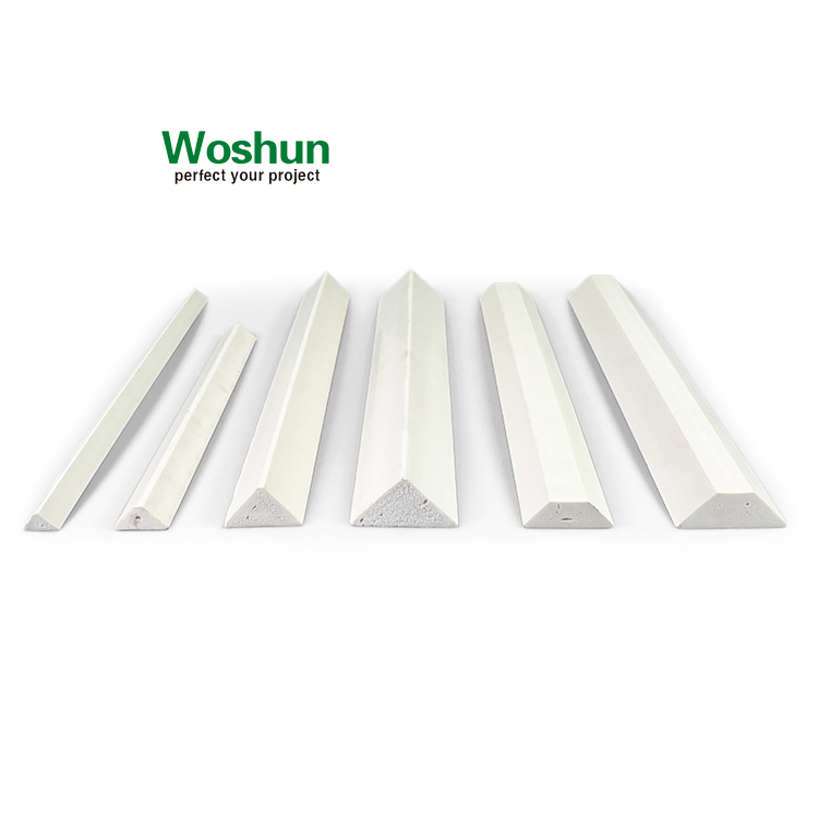 Plastic Chamfer Fillet Building Material Pvc Corner Fillet Plastic Filletizer Pvc Profile Triangular Pvc Foam Chamfer