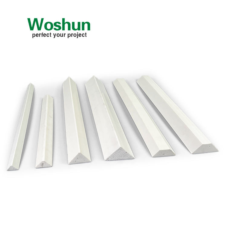 Plastic Chamfer Fillet Building Material Pvc Corner Fillet Plastic Filletizer Pvc Profile Triangular Pvc Foam Chamfer