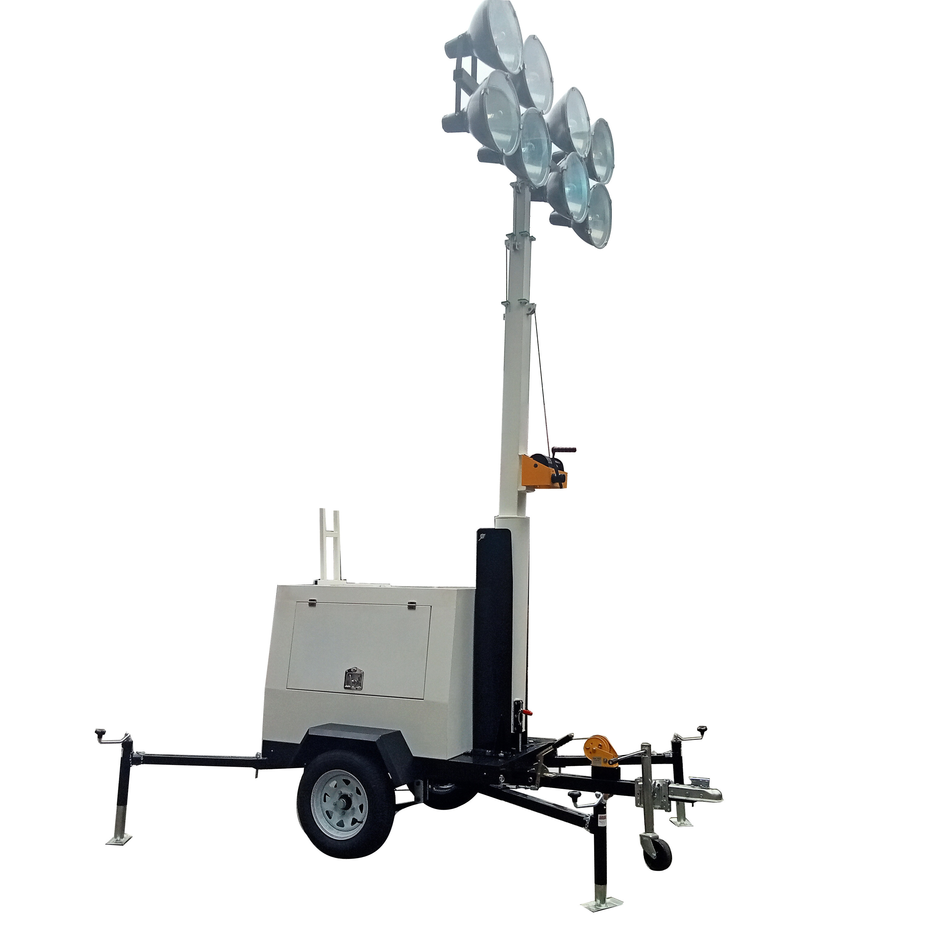 Mobile Emergency Outdoor Works Portable Light Tower Flood Working Emergency Night Lights