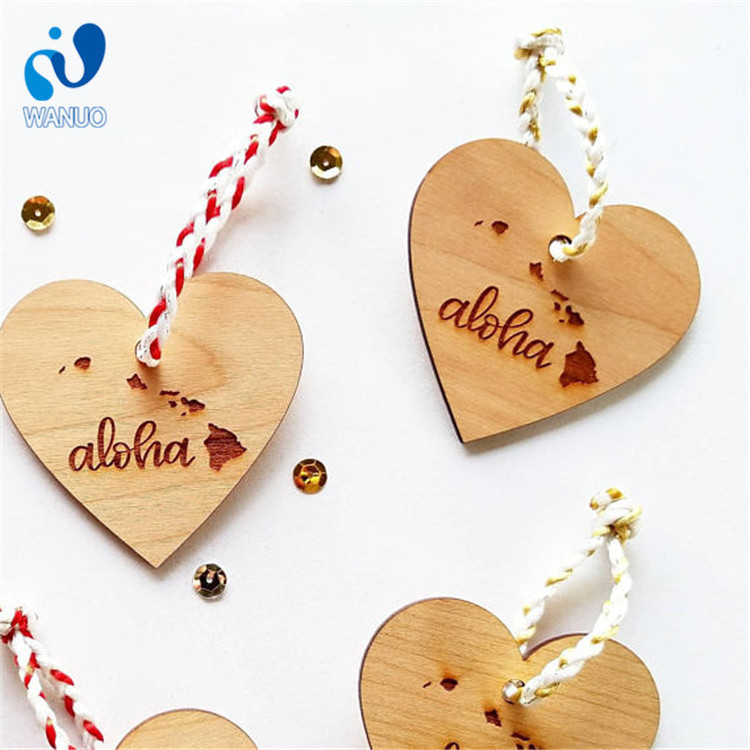 Hot Selling Christmas Ornaments Santa Claus Wooden Door Pendant Xmas Gifts Home Decoration