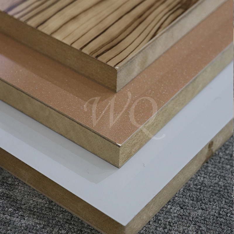 High Gloss UV Coated MDF UV Price Board for Furniture / Laminated MDF UV High Gloss White MDF Board