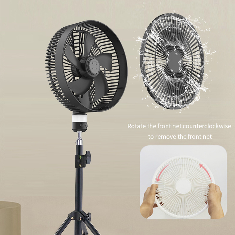 Solar Panel Outdoor Energy Power Portable USB LED Light Camping fan Solar with tripod