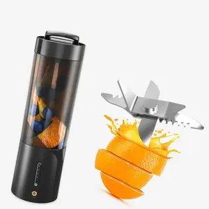 Personal size rechargeable portable  smoothies fruit handheld blender Six Blades Fruit Juicer bottle