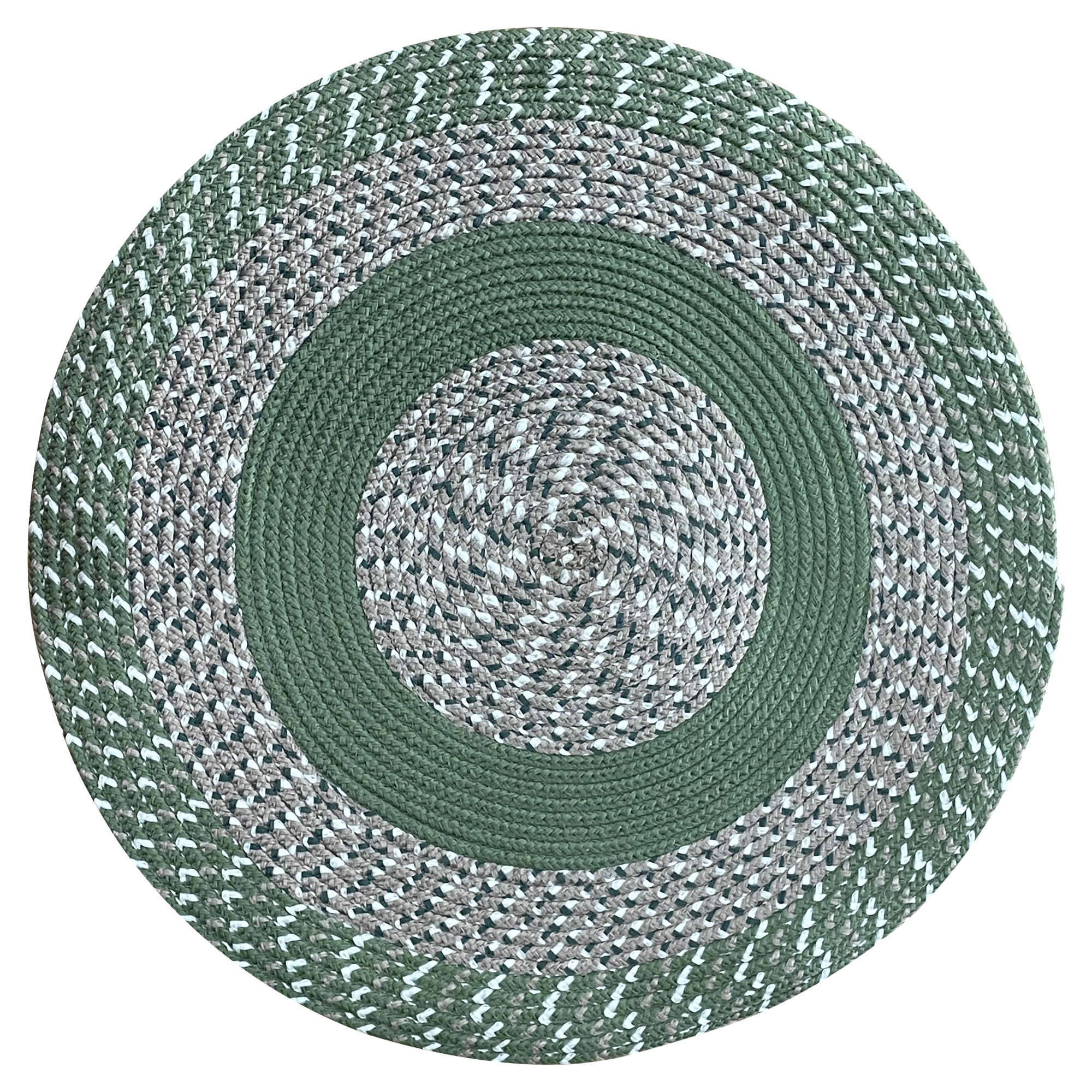 Best Selling Abstract Design Multi color Jute Cotton Rope Braided round area rug for Living room hotel