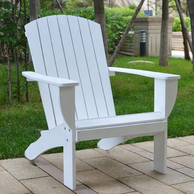 Wooden Adirondack Chairs in White