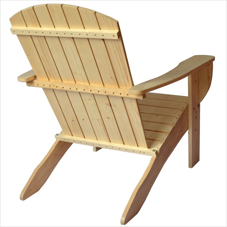 Outdoor Balcony Wooden Adirondack Chairs with Matching Folding Wooden Coffee Tables