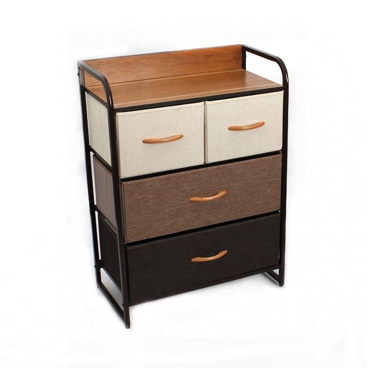 Customized Online Hot-selling Foldable Fabric drawers Tall Dresser Clothes Dresser for Bedroom