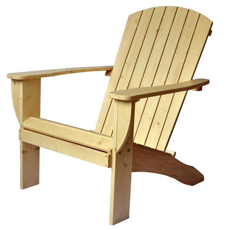 Outdoor Balcony Wooden Adirondack Chairs with Matching Folding Wooden Coffee Tables