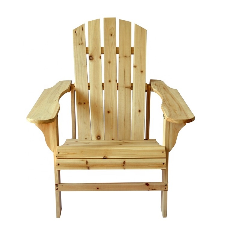 Outdoor Wooden Adirondack Chairs Balcony, Patio Wood Benches