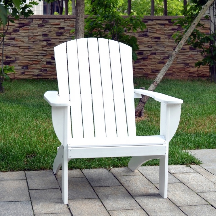 Wooden Adirondack Chairs in White