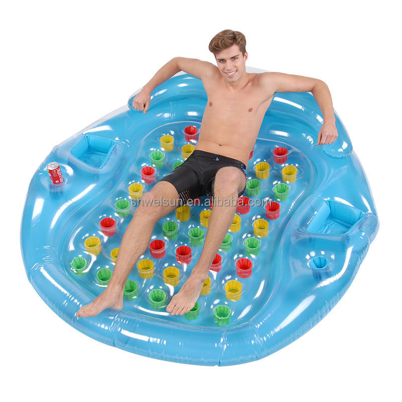 Factory Customized Floating Wholesale Inflatable Pool Floats for Water Play Entertainment Cooling Island Lounge