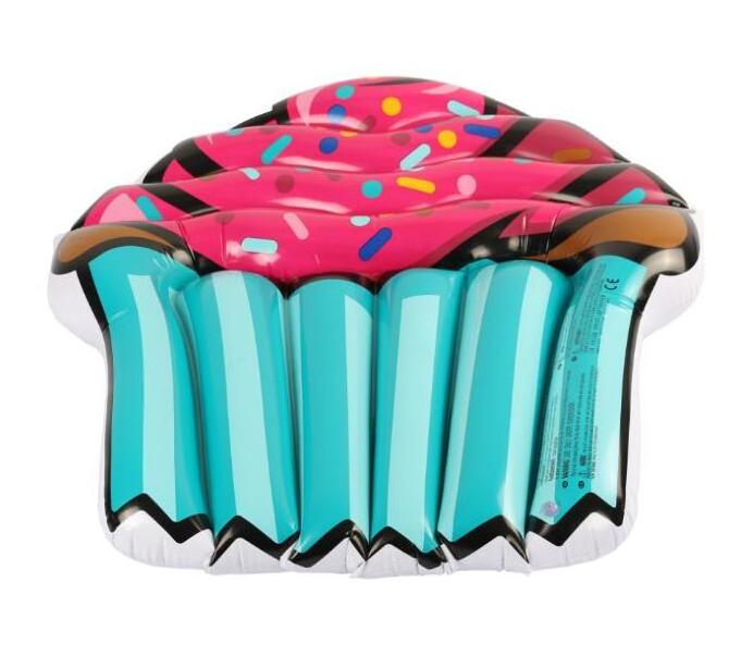 Hot sale summer inflatable cupcake swimming lounge pool float