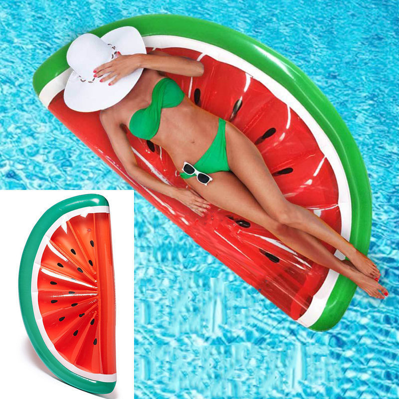 Summer hot selling factory customized water float inflatable fresh watermelon pool float lounge for sale