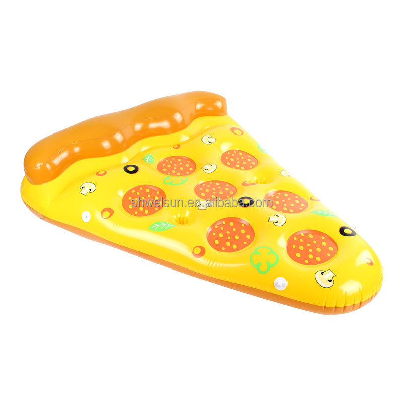 Inflatable Water Float Swimming Pool Big Pizza Toys Pool Float for Lakes or Parks Entertainment Pizza Float