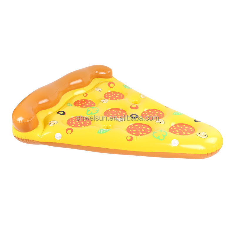 Inflatable Water Float Swimming Pool Big Pizza Toys Pool Float for Lakes or Parks Entertainment Pizza Float