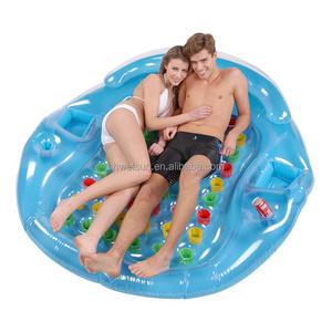 Factory Customized Floating Wholesale Inflatable Pool Floats for Water Play Entertainment Cooling Island Lounge