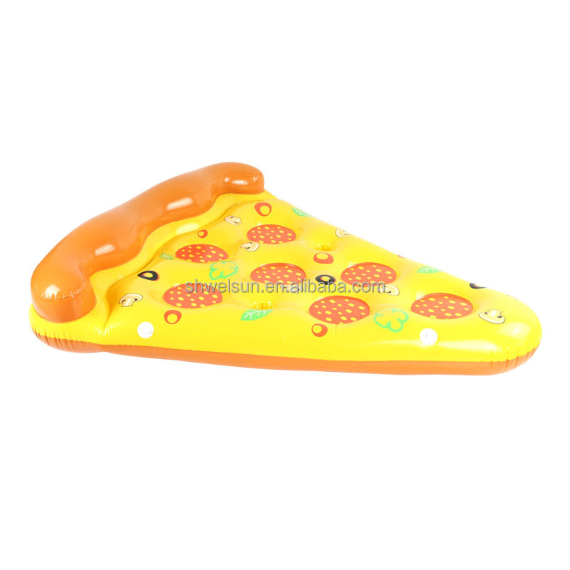 Inflatable Water Float Swimming Pool Big Pizza Toys Pool Float for Lakes or Parks Entertainment Pizza Float