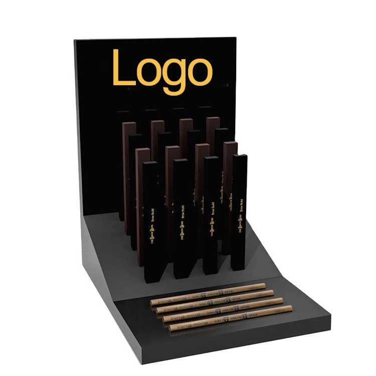 Customized Eyelash Lash Make Up Product Display Stands Counter Table Eye black display mascara cream Display Stand