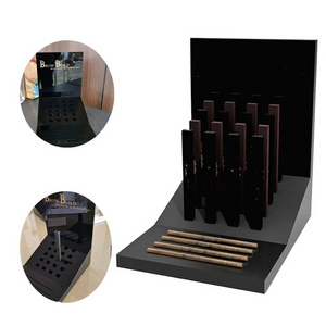 Customized Eyelash Lash Make Up Product Display Stands Counter Table Eye black display mascara cream Display Stand